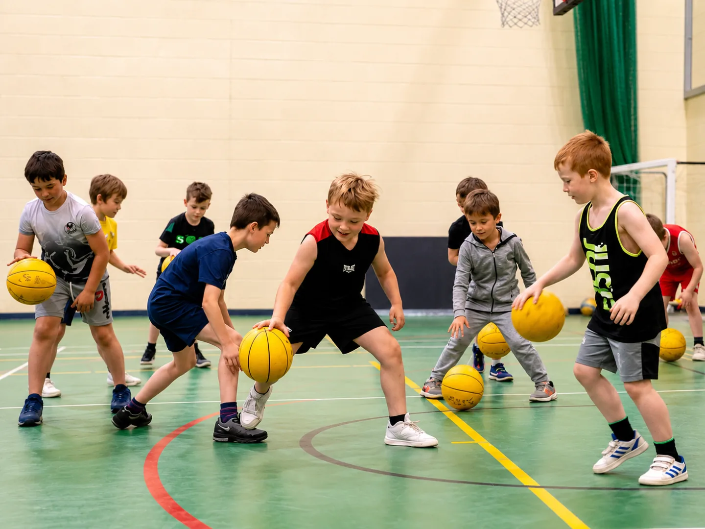 ENergize Basketball players and coaches